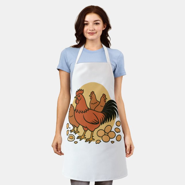 Tablier Amoureux de Poulet (Porté)