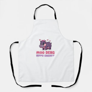 Tablier Amoureux des animaux d'ÉNERGIE MOO DENG HIPPO  Hip