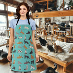 Tablier Amoureux des chats Cute Motif<br><div class="desc">Cette conception peut être personnalisée en choisissant l'option personnaliser pour ajouter du texte ou apporter d'autres modifications. Si ce produit a la possibilité de transférer la conception à un autre article, s'il vous plaît assurez-vous d'ajuster la conception pour s'adapter si nécessaire. Contactez-moi à colorflowcreations@gmail.com si vous souhaitez avoir cette conception...</div>