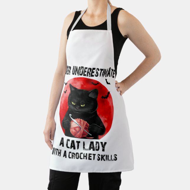 Tablier Amoureux des chats Lady Apron Pour La Cuisine Amou (Insitu)