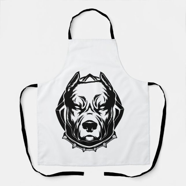 Tablier Amoureux des Pit Bulls (Recto)