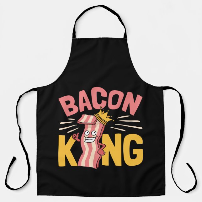 Tablier Amoureux du roi du bacon hommes (Recto)