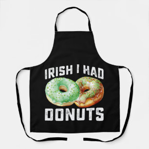 Tablier Amoureux irlandais de beignets drôle de jour de la