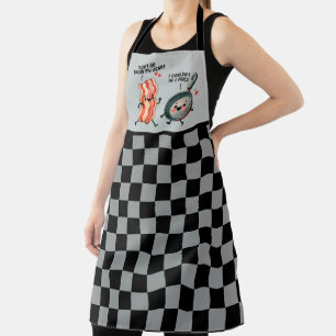 Tablier Amusant bacon pouf mot art cuisine fun