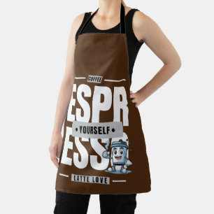 Tablier Amusant café Apron Design pour Baristas