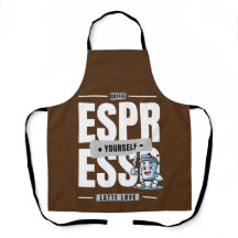 Amusant café Apron Design pour Baristas