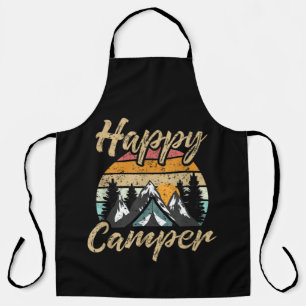 Tablier Amusant Camping Randonnée Lover Présente Happy Cam