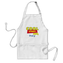 Amusant Chef Apron avec poches, Cool Story Bro