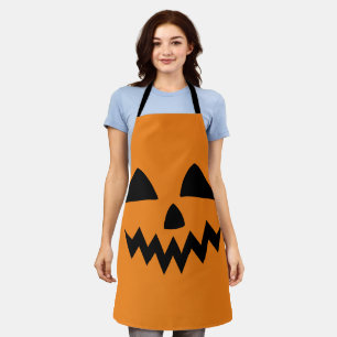 Tablier Amusant Halloween visage fantôme Citrouille peur b