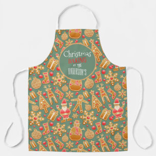 Tablier Amusant Noël' Cuisine de Noël chez' Nom
