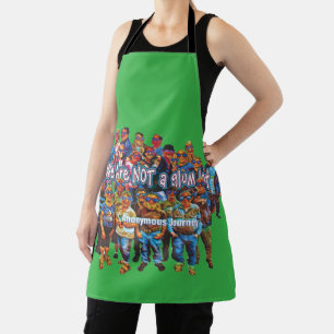 Tablier amusant nous ne sommes pas un slogan de lot lugubr