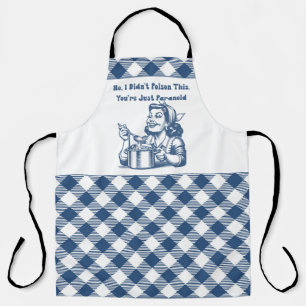 Tablier Amusant Rétro femme de ménage Apron Cuisine Humour