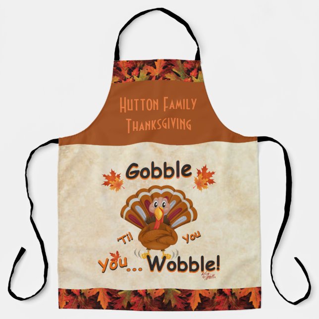 Tablier Amusant Thanksgiving Apron (Recto)