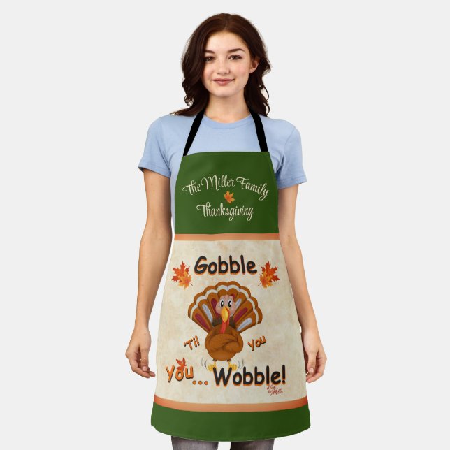Tablier Amusant Thanksgiving Apron (Porté)
