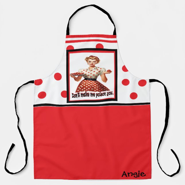 Tablier Amusante femme de ménage Apron (Recto)