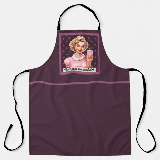Tablier Amusante femme de ménage Apron (Recto)