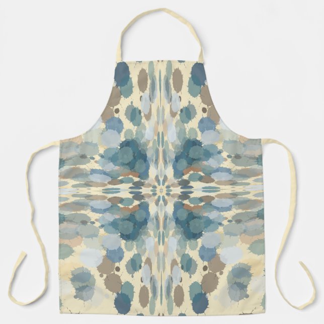 Tablier Amusement estival Ocean Spray Splatter Art Abstrai (Recto)