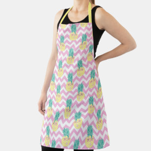 Tablier Ananas et Chevron Apron