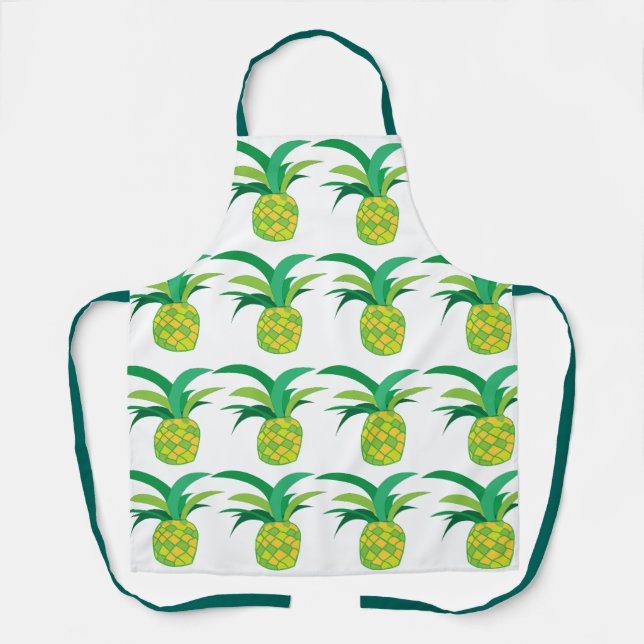 Tablier Ananas Été Fruit Tropical Ananas (Recto)