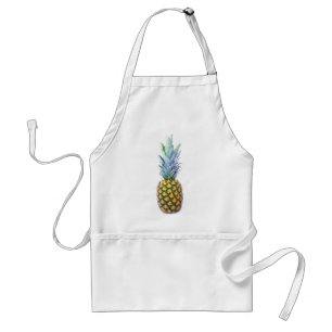 Tablier Ananas Fruit Beach Dessert Coloré Tropical