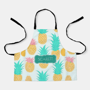Tablier Ananas Pastel Colorful Motif personnalisé
