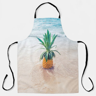 Tablier Ananas sur la plage le matin