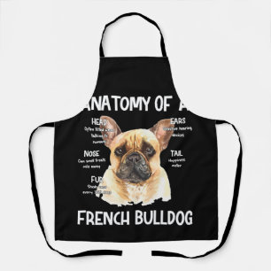 Tablier Anatomie D'Un Bulldog Français Pour Les Amoureux d
