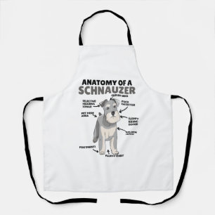 Tablier Anatomie D'Un Chien Migneux Schnauzer Chien Chien 