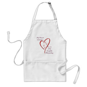 Tablier Ancien berger anglais Coeur Appartient