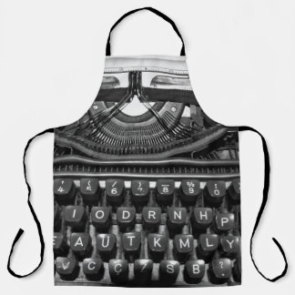 Tablier ancienne machine à écrire utilisée dans la corresp