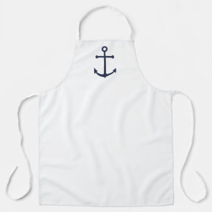 Tablier Ancre bleue marine