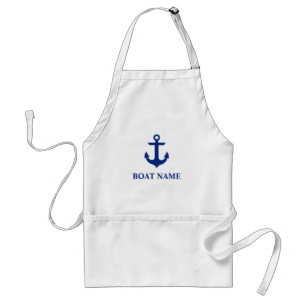 Tablier Ancre nautique de nom de bateau