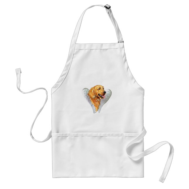 Tablier Ange Golden Retriever (Devant)