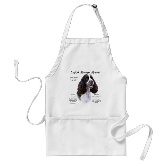Tablier Anglais Springer Spaniel (foie) (Devant)