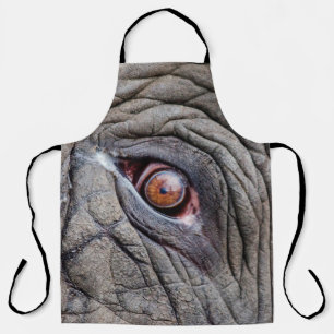 Tablier Animal elephant eye close up