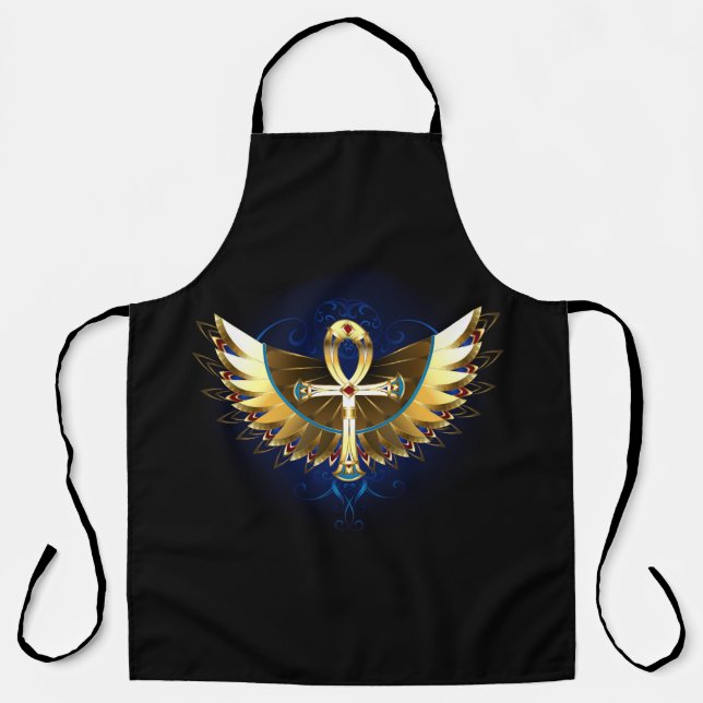 Tablier Ankh or avec ailes (Recto)