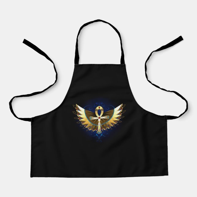 Tablier Ankh or avec ailes (Recto)