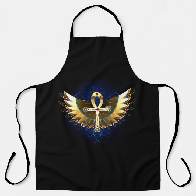 Tablier Ankh or avec ailes (Recto)