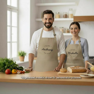 Tablier Année d'établissement personnalisée Nom Chef Perso