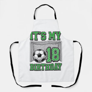 Tablier Anniversaire 18 ans Football Vintage