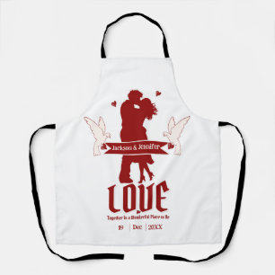 Tablier Anniversaire mariage personnalisable