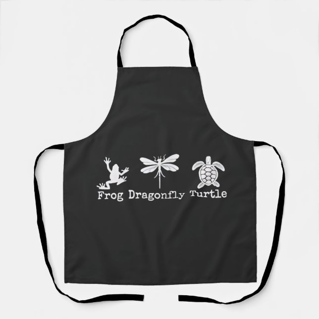Tablier Anti-Trump FDT Anti-Maga Frog Turtle (Recto)
