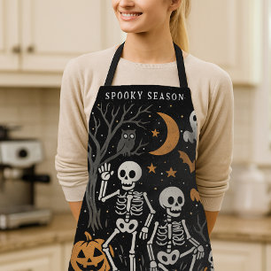 Tablier Anti Trump Halloween Skeleton