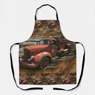 Tablier Antique Fire Truck Vintage Fire