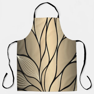 Tablier Antique Gold Creative Leave Motif
