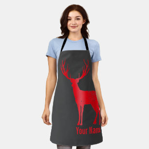 Tablier Antlers de Chalet de Deer Retro Antlers de Stade V