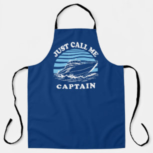 Tablier Appelez-Moi Capitaine   Citation de Marin