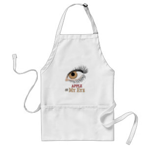 Tablier Apple de mes yeux cils Art Apron