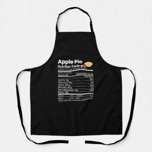 Tablier Apple Pie Nutrition Facts Drôle Thanksgiving Chris