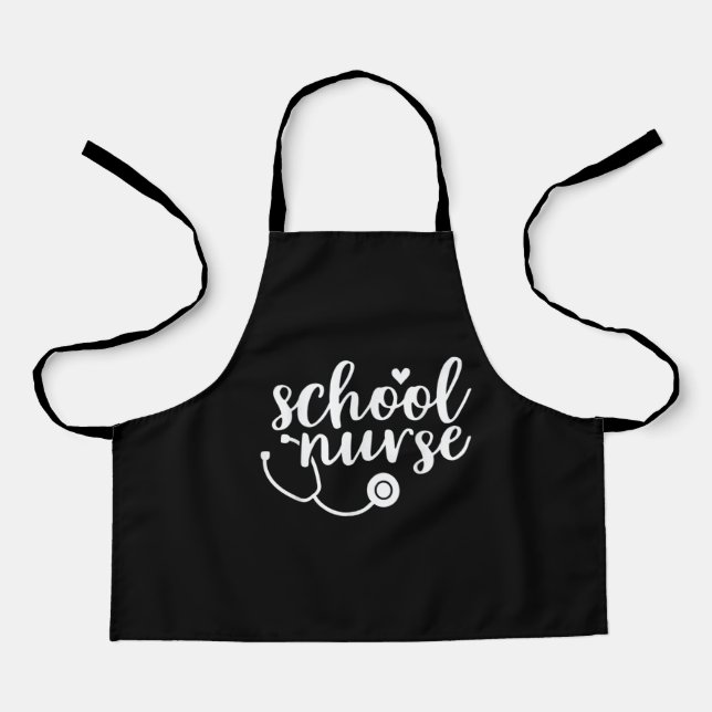 Tablier Appréciation des infirmières de l'école mignonne (Recto)